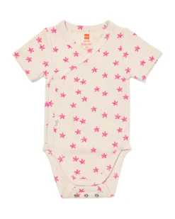 newborn meegroei overslagromper rib ecru