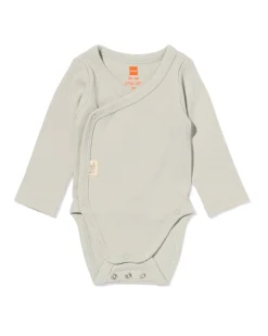 newborn meegroei overslagromper rib lichtgroen