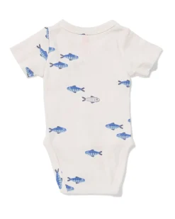 newborn meegroei overslagromper rib visjes ecru