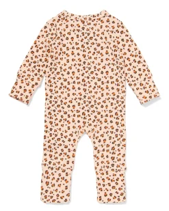 newborn meegroeiboxpakje LENZING™ ECOVERO™-(viscose) rib dieren zalmroze