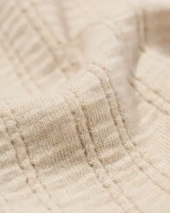 newborn T-shirt rib jersey ecru