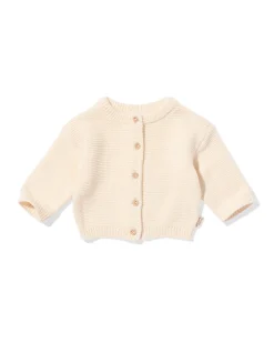 newborn vest fijngebreid ecru