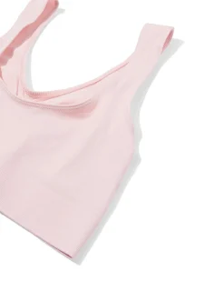 niet voorgevormde top zonder beugel naadloos lichtroze