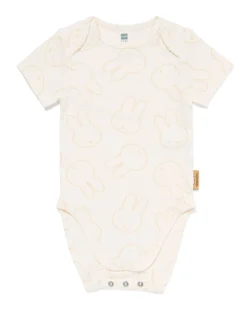 nijntje baby meegroeiromper LENZING™ ECOVERO™ rib gebroken wit