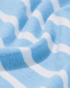 nijntje damesshortama jersey strepen blauw