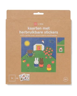 nijntje kaarten met stickers - 2 stuks