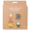 nijntje kaarten versieren met pompoms