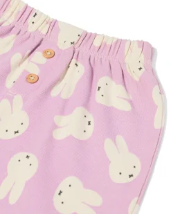 nijntje newborn broek comfy fit jersey paars