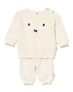 nijntje newborn kledingset terry ecru