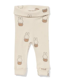 nijntje newborn legging rib ecru
