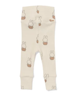 nijntje newborn legging rib ecru