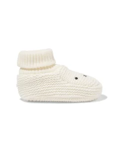 nijntje newborn sloffen gebreid wit