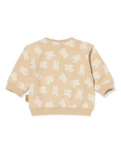 nijntje newborn trui sweatstof ecru