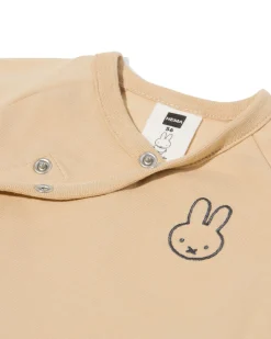 nijntje newborn T-shirt met overslag zand