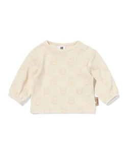 nijntje newborn T-shirt rib ecru