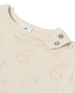 nijntje newborn T-shirt rib ecru