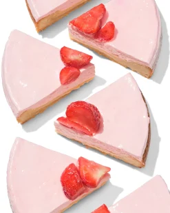 no-bake cheesecake aardbei 8 p.