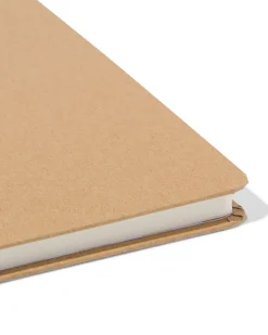 notitieboek A5 blanco kraft
