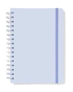 notitieboek A5 gelinieerd blauw