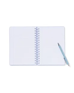 notitieboek A5 gelinieerd blauw