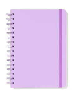 notitieboek A5 gelinieerd lila
