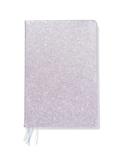 notitieboek A5 gelinieerd glitter