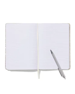 notitieboek A5 gelinieerd glitter