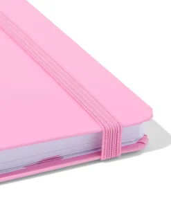 notitieboek A6 gelinieerd roze