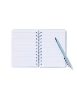 notitieboek A6 gelinieerd blauw