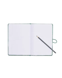 notitieboek A5 PU groen
