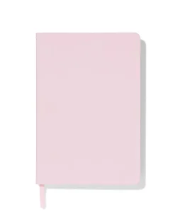 notitieboek 15x22cm hartjes roze