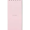 notitieboek 20.6x8.5cm roze
