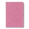 notitieboekje A5 glitter roze
