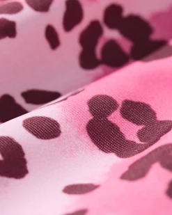 omkeerbare kinderbikini luipaard-strepen roze