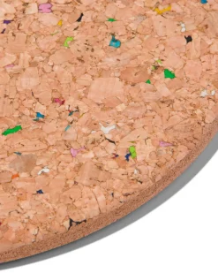 onderzetter theepot Ø 18 cm kurk recycled terrazzo