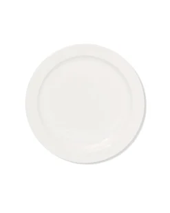 ontbijtbord Ø21cm Alledag porselein wit - 4 stuks