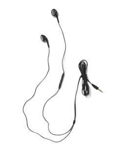 oortelefoon half in-ear comfort zwart