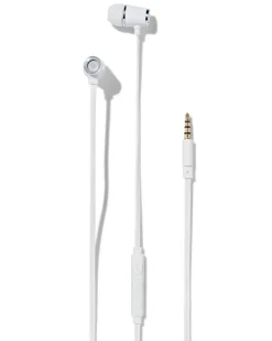 oortelefoon in-ear premium wit