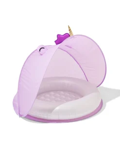 opblaasbaar kinderbadje met tent ⌀94cm eenhoorn