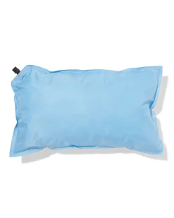 opblaasbaar kussen 30x9cm blauw