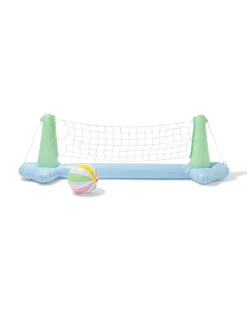 opblaasbaar volleybalnet 266.5x77x85cm met bal Ø34cm