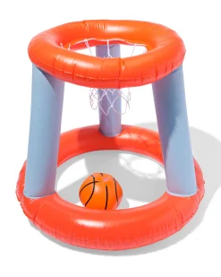 opblaasbare basketbalring Ø70x56cm met bal Ø15cm