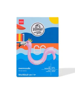 opblaasbare zwemnoodle 154 flamingo