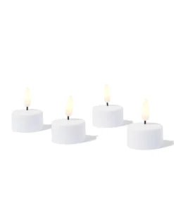 oplaadbare theelichtjes - 4 stuks