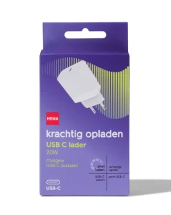 oplader USB-C wit