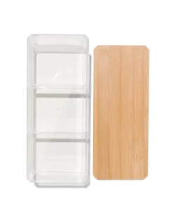 organizer transparant met deksel 9x12.5x6.8