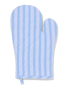 ovenwant katoen strepen blauw