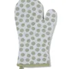ovenwant 32x20 groene stippen