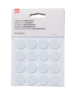 16-pak zelfklevende viltglijders