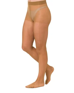 panty's glans transparant 20denier - 4 stuks beige